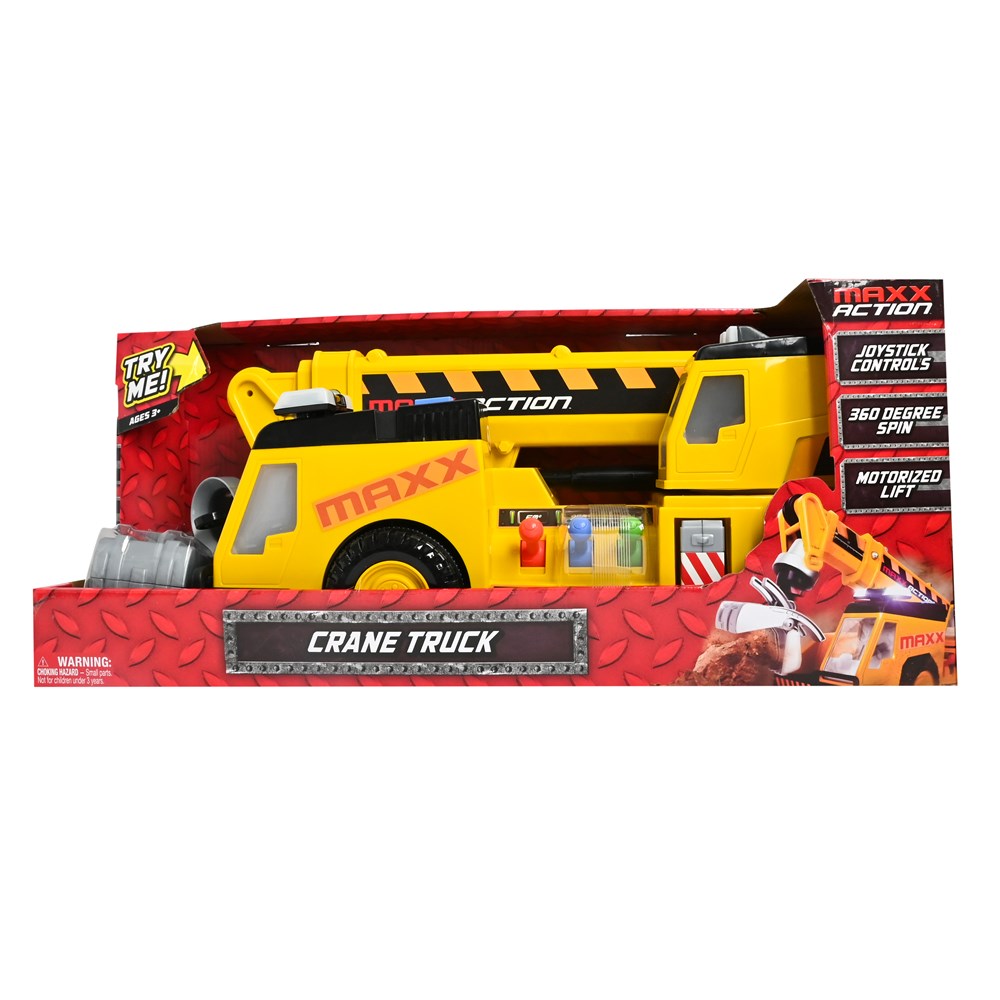 Maxx Action Motorised 3-In-1 Crane Truck