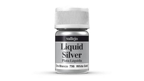 VALLEJO MODEL COLOUR METALLIC WHITE GOLD (ALCOHOL BASE) 35 ML