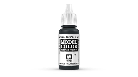 VALLEJO MODEL COLOUR BLACK 17 ML