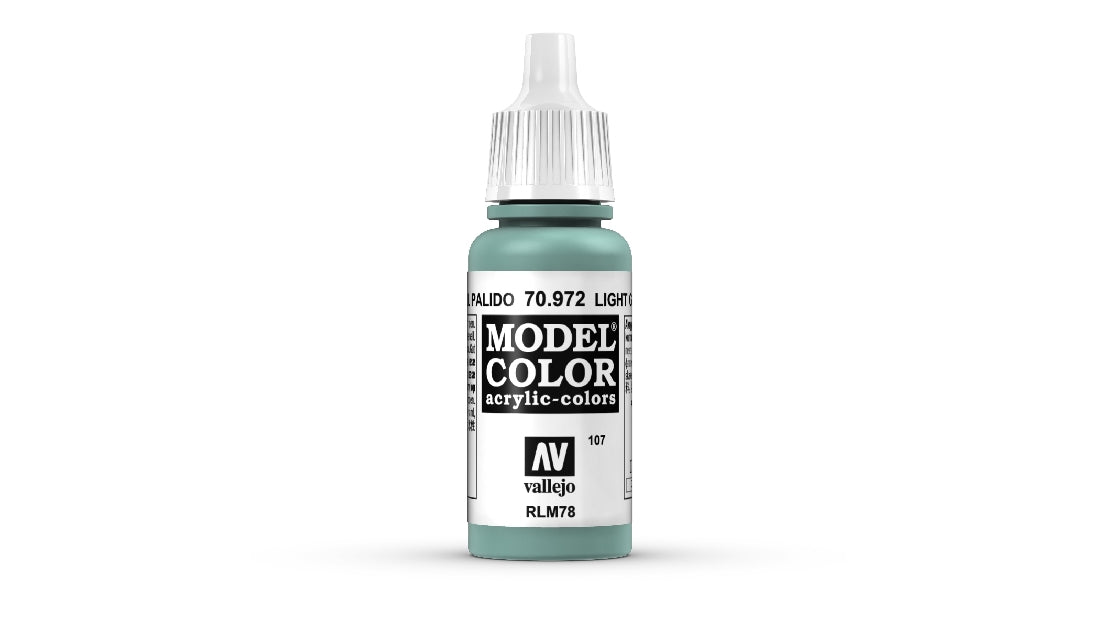 VALLEJO MODEL COLOUR LIGHT GREEN BLUE 17 ML