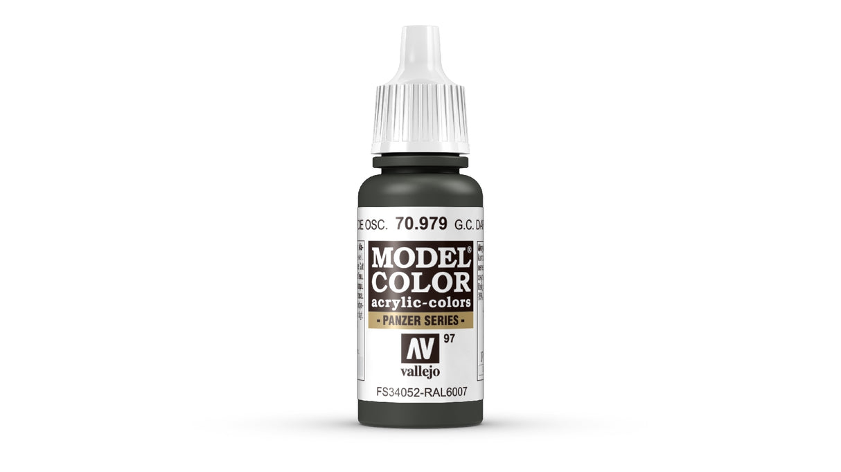 VALLEJO MODEL COLOUR GERMAN CAM DARK GREEN 17 ML