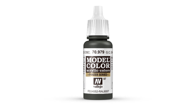 VALLEJO MODEL COLOUR GERMAN CAM DARK GREEN 17 ML