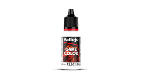 Vallejo Game Colour Dead White 18ml Acrylic Paint - New Formulation
