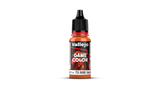Vallejo Game Colour Orange Fire 18ml Acrylic Paint - New Formulation