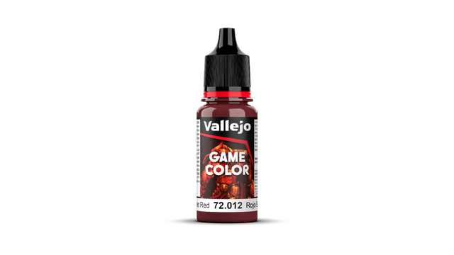Vallejo Game Colour Scarlet Red 18ml Acrylic Paint - New Formulation