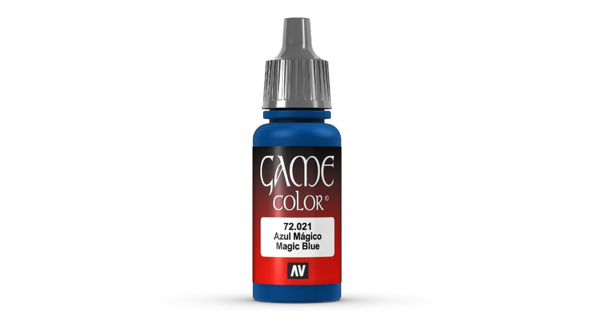 Vallejo Game Colour Magic Blue 18ml Acrylic Paint - New Formulation