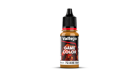 Vallejo Game Colour Bronze Brown 18ml Acrylic Paint - New Formulation