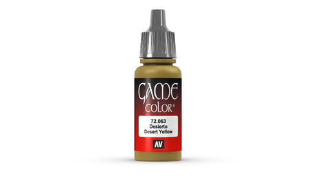 Vallejo Game Colour Desert Yellow 18ml Acrylic Paint - New Formulation