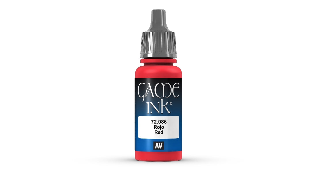 VALLEJO GAME COLOUR INK RED 18ML