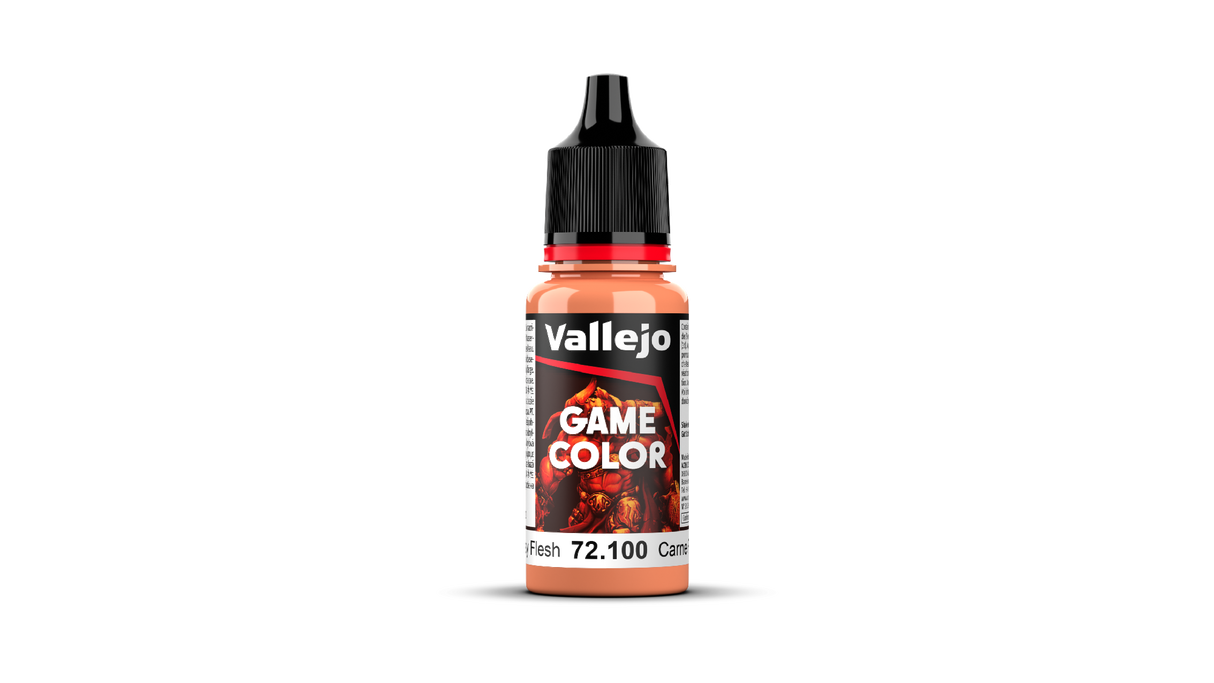 Vallejo Game Colour Rosy Flesh 18ml Acrylic Paint - New Formulation