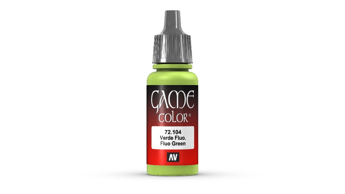 VALLEJO GAME COLOUR FLUORESCENT GREEN 17 ML