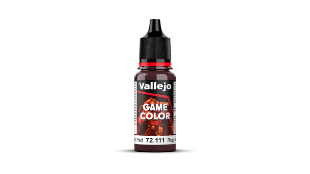 Vallejo Game Colour Nocturnal Red 18ml Acrylic Paint - New Formulation