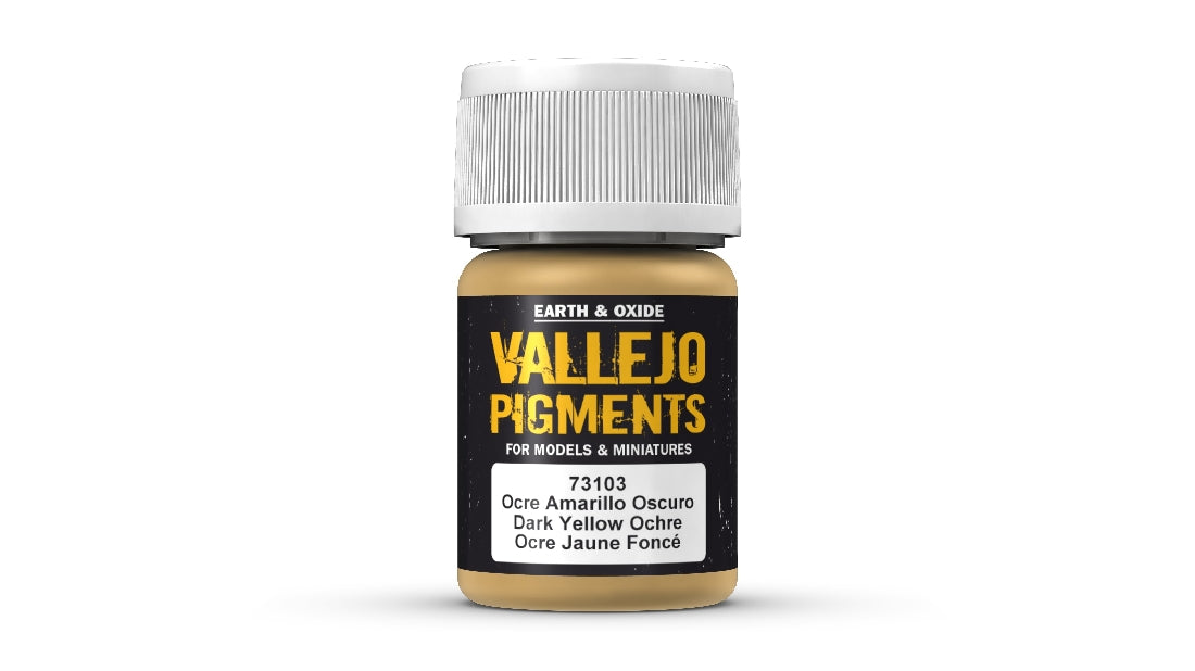 Vallejo Pigments Dark Yellow Ochre 30 ml 73103
