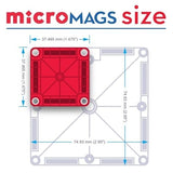 Magna-tiles Micromags 26-piece Travel Magnetic Construction 26 Piece Set