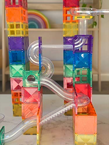Connetix Tiles Rainbow Ball Run Pack 92 Pieces