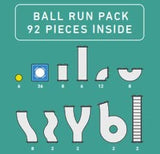 Connetix Tiles Rainbow Ball Run Pack 92 Pieces