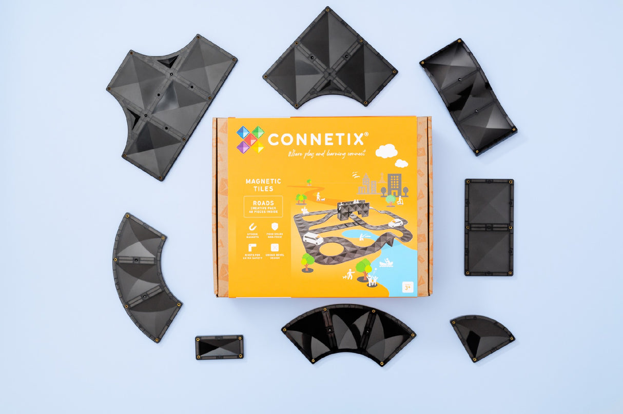 Connetix Tiles Creative Roads 48 Pc