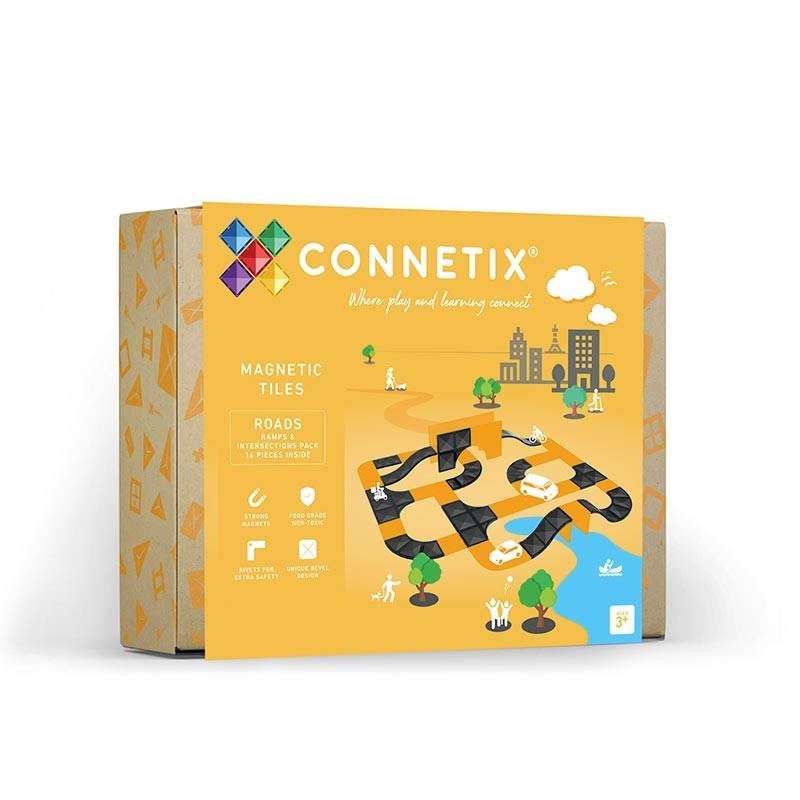 CONNETIX TILES RAMPS & INTERSECTIONS PACK 16 PC