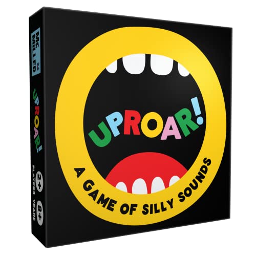 UPROAR! Family Sound-Matching Card Game – Hilarious Fast Game for Kids 7+  Parents & Teens Easy to Learn  2–6 Players  10–20 Min Travel-Size Gre