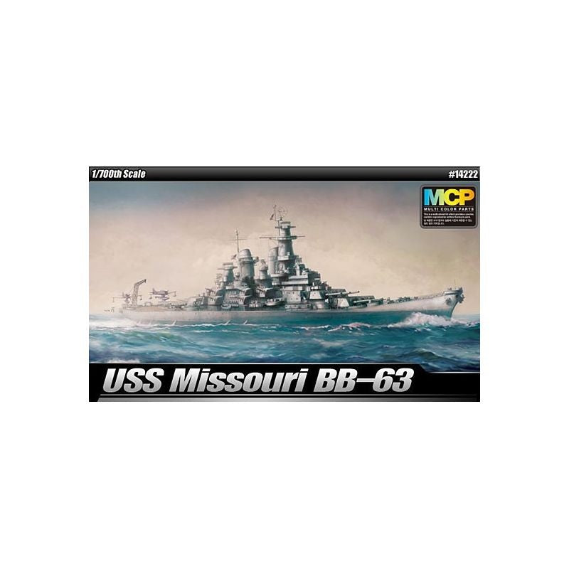 Academy 1/400 USS Missouri BB-63 Plastic Model Kit 14401