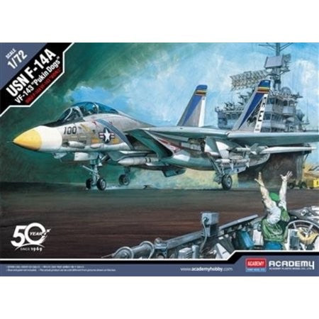 Academy Models 1/72 Scale USN F-14A Tomcat VF-143 Pukin' Dogs Model Kit