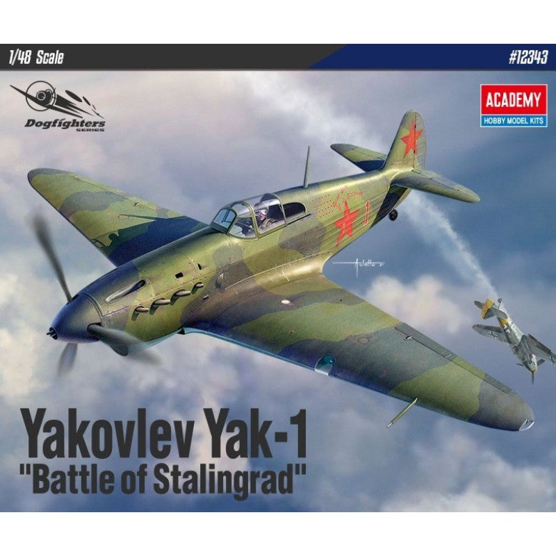 Academy 1/48 Yakovlev Yak-1 Battle of Stalingrad Plastic Model Kit 12343