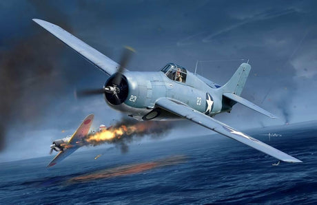 Academy 1/48 Grumman F4F-4 Wildcat Battle of Midway Plastic Model Kit