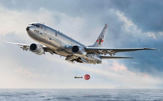 Academy 1/144 USN P-8A Poseidon w/Australian RAAF Markings Plastic Model Kit