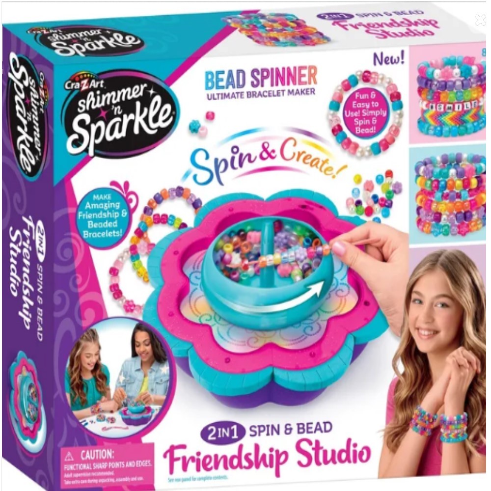 Shimmer 'n Sparkle 2 in 1 Spin and Bead Bracelet Studio