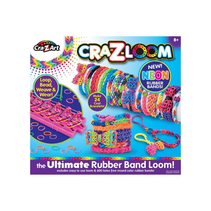 Cra-z-art Cra-z-loom Ultimate Rubber Band Loom Multi-color Kit For Ages 8 And Up