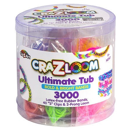 Cra-Z-Art Cra-Z-Loom Tub Fulla Bands - 3000 pcs