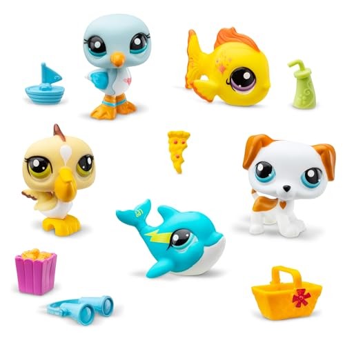 [8] Littlest Pet Shop- Beach Besties Collector 5 Pack