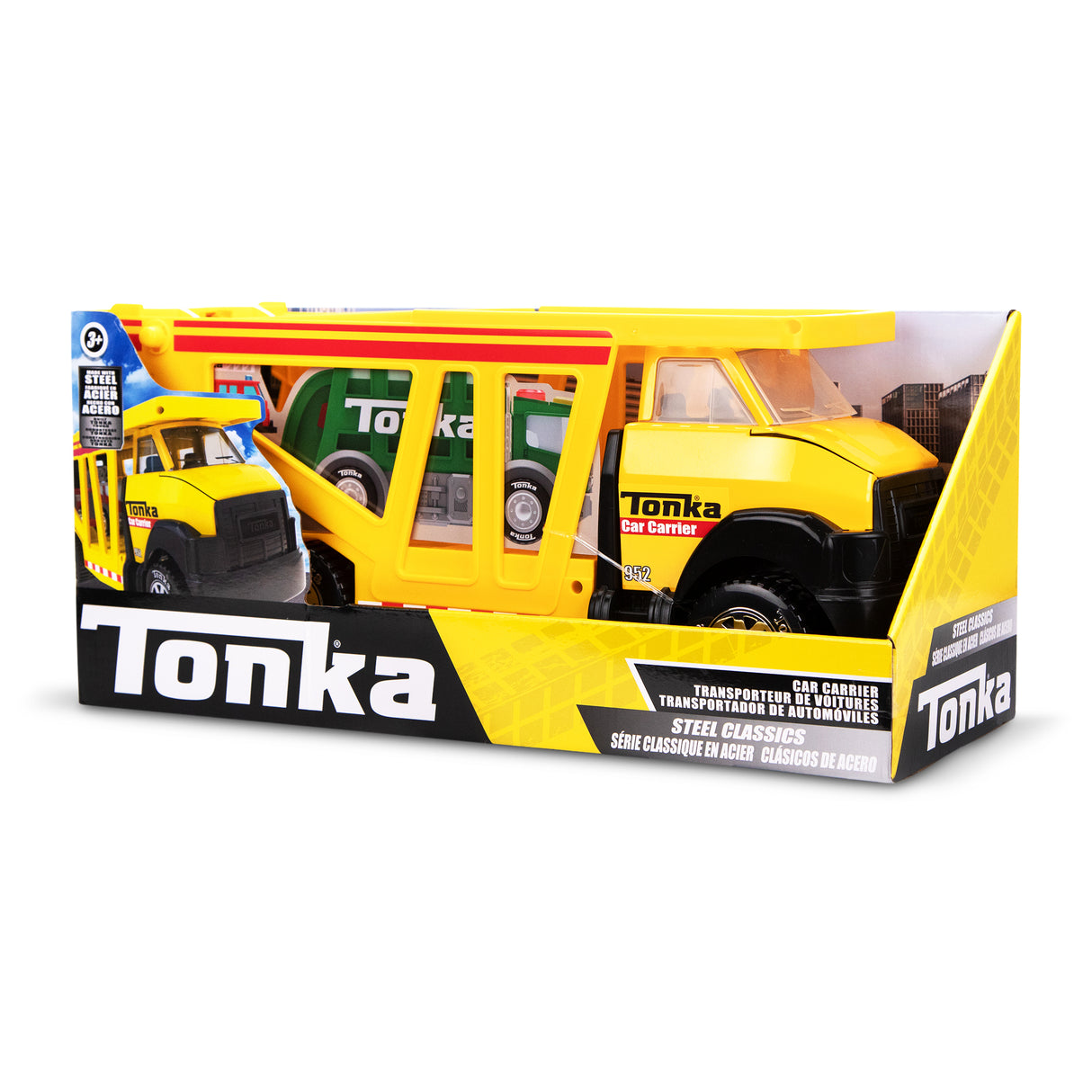 Tonka Steel Classic Car Carrier - Yellow