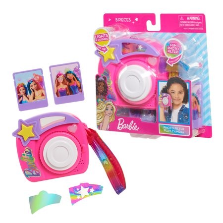 Just Play Barbie Photo Filter Play Camera Toy, Multicolor