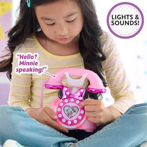Minnie Mouse Ring Me Rotary Phone