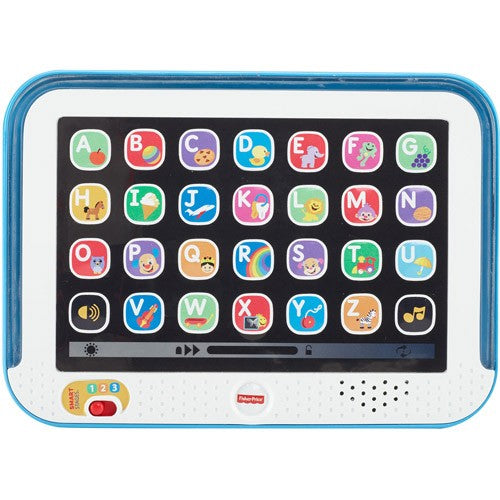 Fisher-price Pretend Tablet Learning Toy With Lights And Music Baby And Toddler Toy Blue