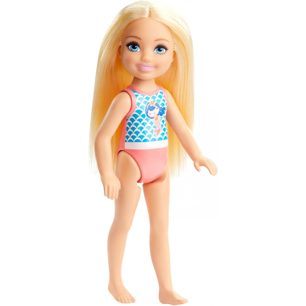Barbie Club Chelsea Beach Doll with Mermaid Suit