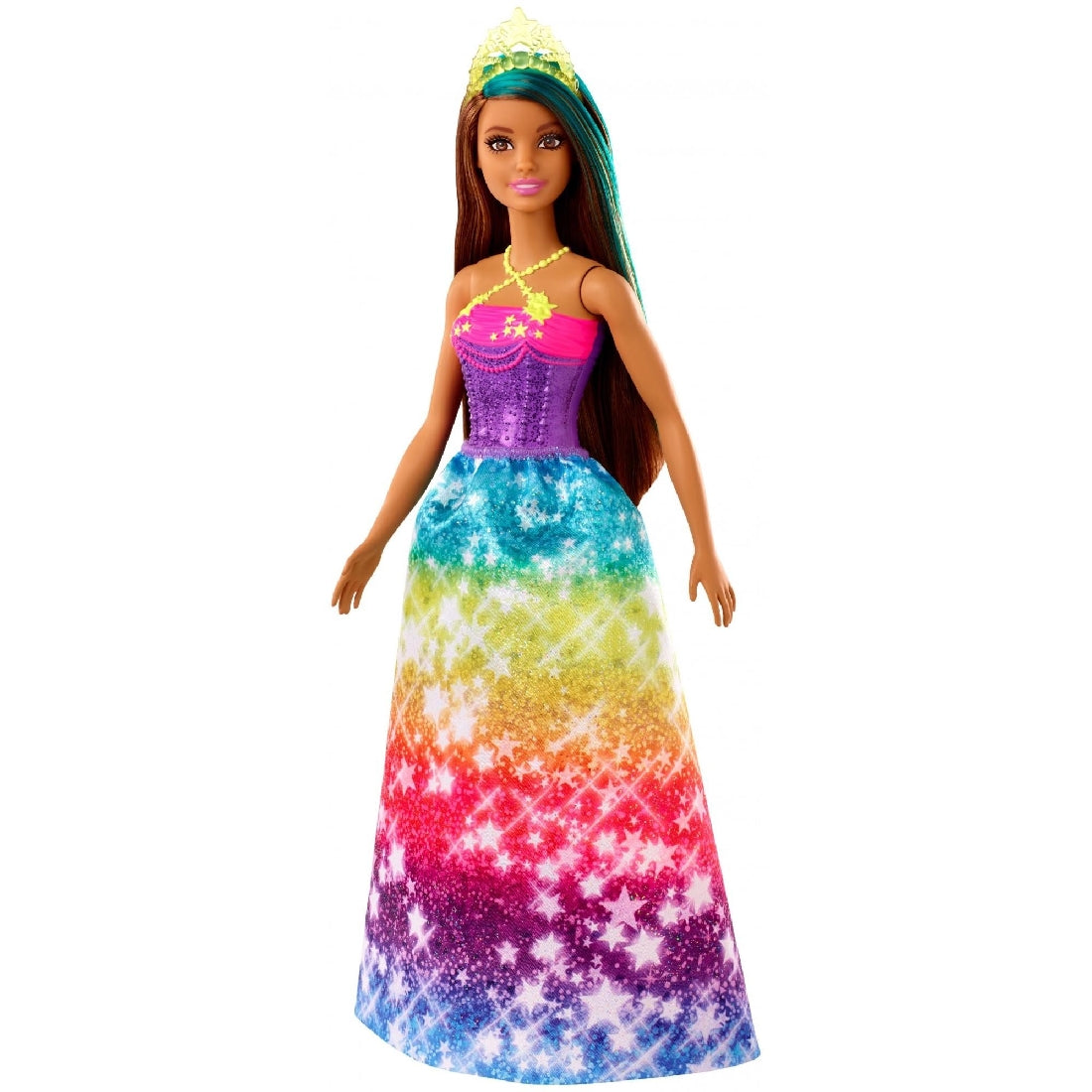 Barbie Dreamtopia Princess Doll Brown & Blue Hair