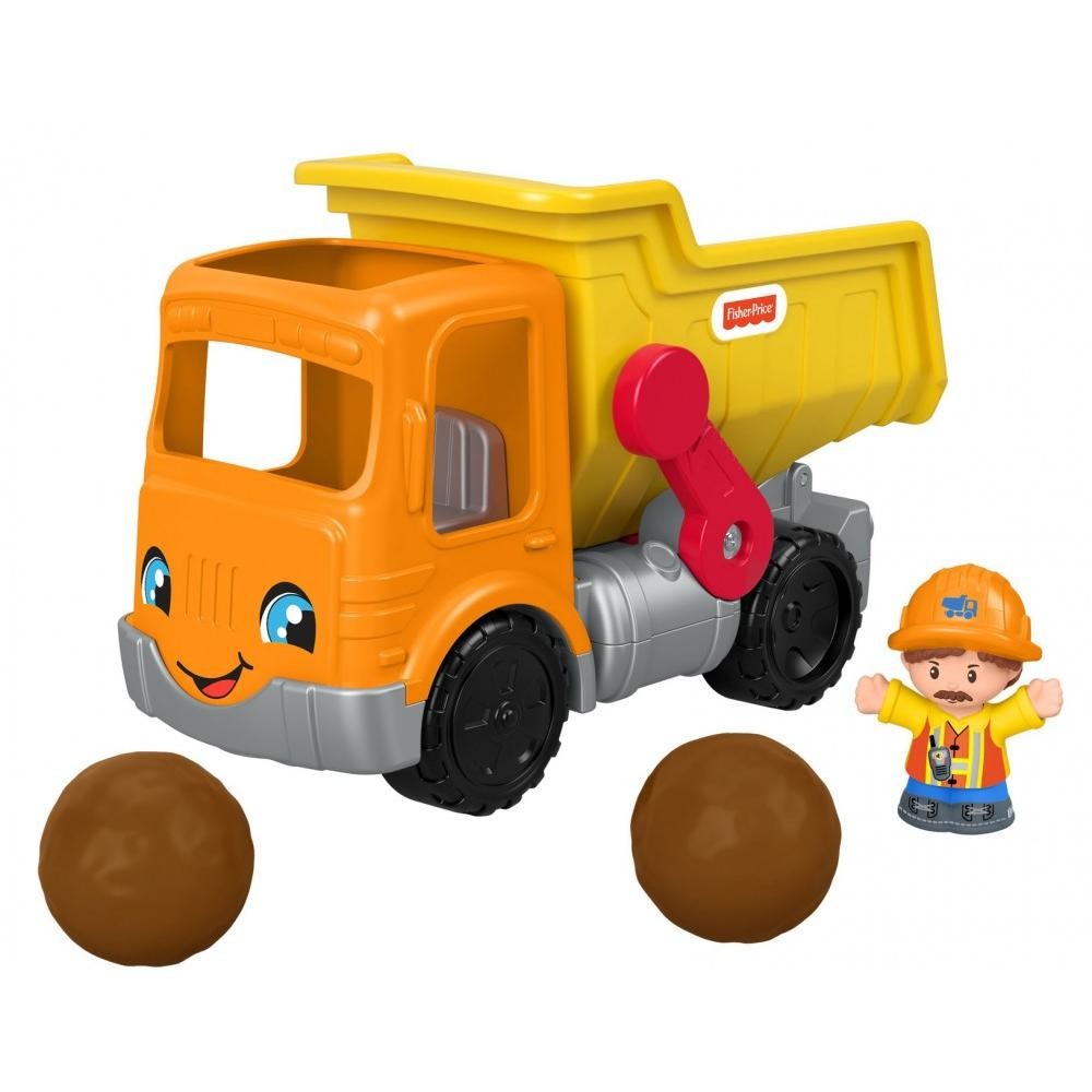 Fisher Price My Baby's First Little People City Dump Truck