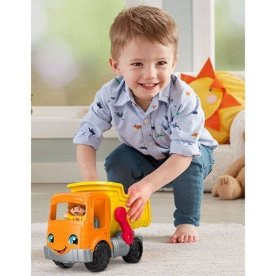 Fisher Price My Baby's First Little People City Dump Truck