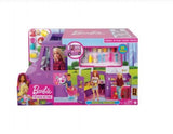 Barbie Fresh  N Fun Food Truck Playset with Blonde Doll & 30+ Accessories. Lift Side for Kitchen