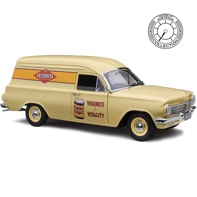 CLASSIC CARLECTABLES 1/18 HOLDEN EH PANEL VAN - VEGEMITE