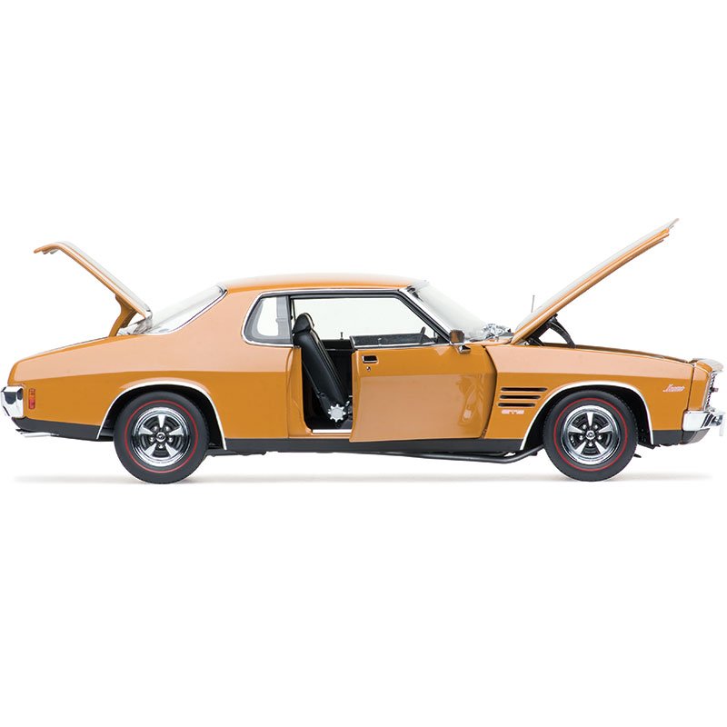 1/18 HOLDEN HQ GTS MONARO COUPE - RUSSET WITH BLACK STRIPES 