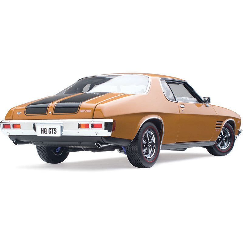 1/18 HOLDEN HQ GTS MONARO COUPE - RUSSET WITH BLACK STRIPES 