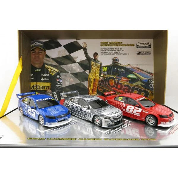 Classic Carlectables 1/43 Craig Lowndes Career Supercar Wins Triple Pack