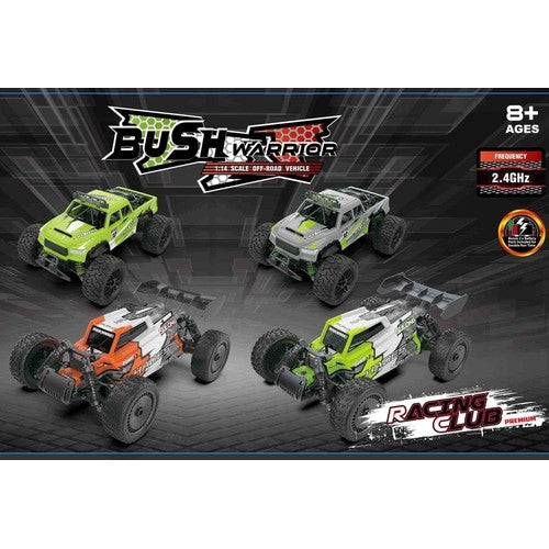 Rusco Racing 1/14 25km/h Bush Warrior Trucks With Dual Batteries