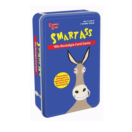 SMART ASS '90S NOSTALGIA CARD GAME TIN