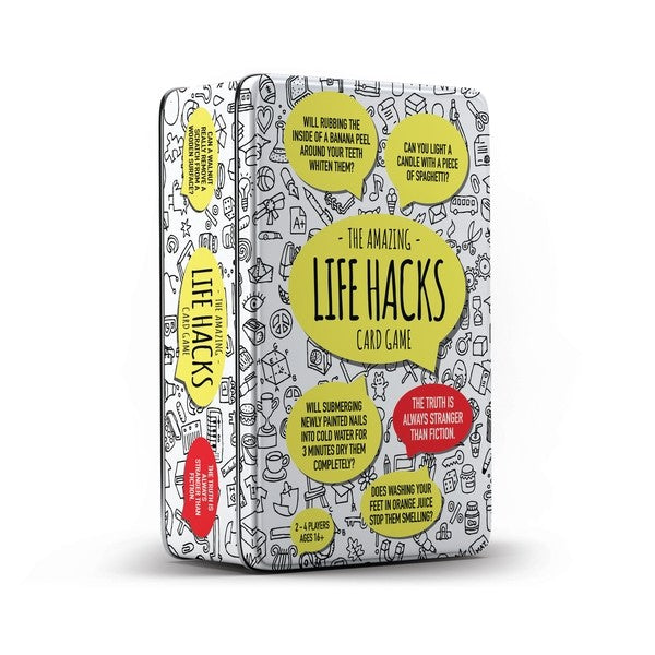 LIFE HACKS CARD GAME TIN