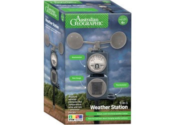 AUSTRALIAN GEOGRAPHIC 5-IN-1 WEATHER STATION