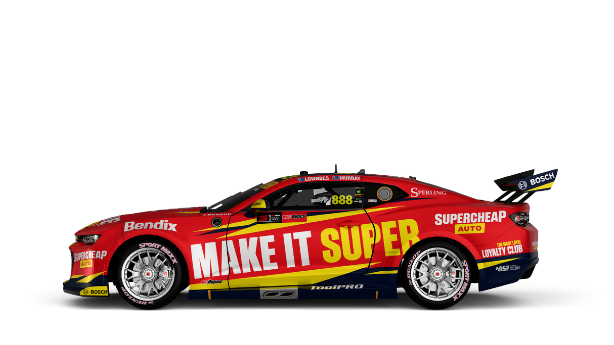 CHEVROLET CAMARO - SUPERCHEAP AUTO RACING - LOWNDES/MURRAY #88 - 2024 REPCO BATHURST WILDCARD - 1:18 Scale Diecast Model Car